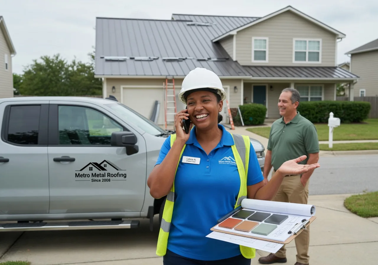 Storm Damage Metal Roof Repair in Columbus City, IA